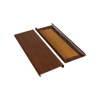 Panel de Techo Deflector de Aluminio Tipo G, Sistema de Techo Lineal de Aluminio, Diseño Decorativo de Techo Falso Metálico Suspendido para Edificios