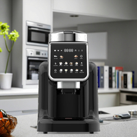 Machine à café universelle multifonctionnelle, machine à café électrique automatique, contrôle de la température programmable, capacité de 4 tasses