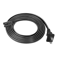 Prise de cordon d'alimentation secteur à 2 broches chaude pour X box Series PS3 Slim / PS4 / PS5 play station 4 remplacement du câble d'alimentation mince