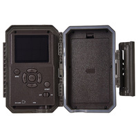 Caméra de chasse WiFi CMOS avec carte SD (non cellulaire) 64MP 1296p, vision nocturne IR sans flash, détection de mouvement, étanche