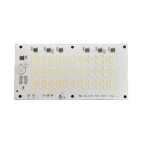 Module LED carré DOB 2835 SMD 220V 50W en gros, carte PCB linéaire sans pilote PCBA pour projecteur LED extérieur