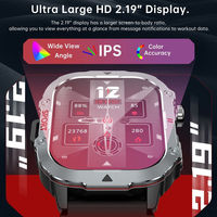 Reloj Inteligente Deportivo C30Pro con Linterna, Pantalla Táctil Completa, Llamadas Bluetooth, Monitor de Sueño, Frecuencia Cardíaca, Resistente al Agua para Hombre