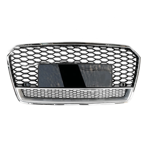 Hot Car <span class=keywords><strong>A7</strong></span> S7 Black Front Grille RS7 Style Parachoques delantero Honeycomb Grill con Quattro para <span class=keywords><strong>Audi</strong></span> <span class=keywords><strong>A7</strong></span> S7 C7.5 2016 2017 2018 <span class=keywords><strong>2019</strong></span> - Product Image 6