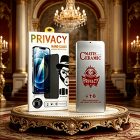 Protection d'écran en céramique mate anti-espionnage 100% sécurisée pour vivo X60 PRO X60 PRO PLUS X70 PRO