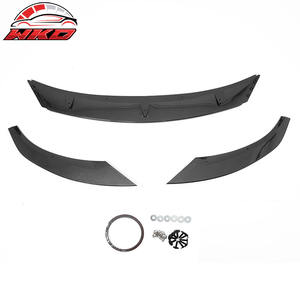 สำหรับ Tesla Model 3 ปี 2024-2025 ชุดแต่งกันชนหน้าลายคาร์บอนไฟเบอร์ PP 3 ชิ้น สไตล์ IKON V4 อะไหล่รถยนต์คุณภาพสูง - Product Image 5