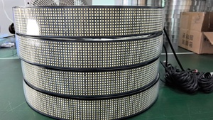 Kingshowstar 17 inch 20 Row Trắng LED bánh xe vòng ánh sáng mới nhất xe tải đuôi góc ánh sáng với ứng dụng & điều khiển từ xa 12V điện áp - Product Image 2