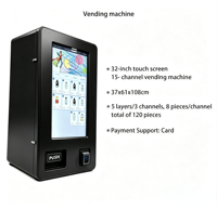 Vente flash aux États-Unis - Distributeur automatique mural avec écran tactile de 32 pouces, vérification d'âge 21+ 18+, avec éclairage LED pour les discothèques
