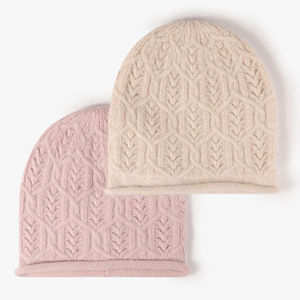 Bonnet en <span class=keywords><strong>laine</strong></span> d'angora unisexe de luxe pour l'hiver, tricot jacquard, broderie 3D, doux, chaud, protège-oreilles pour les voyages, vente en gros - Product Image 2