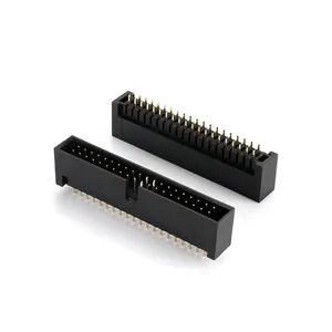 Kutu başlık konektörü 2.54mm pitch 40 pin pcb başlık erkek tel çift sıra düz 2x20 pin SHB21 Sullins eşdeğer