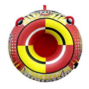 Tube d'eau gonflable 1 personne, cavalier, bateau, surf, bateau, Tube unique classique, Tube remorquable - Product Image 1