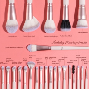 BS-MALL 29 pièces meilleur cadeau visage outils de <span class=keywords><strong>maquillage</strong></span> Kits marque privée <span class=keywords><strong>maquillage</strong></span> bouffée brosse tapis de <span class=keywords><strong>nettoyage</strong></span> masque facial pinceaux pinceaux de <span class=keywords><strong>maquillage</strong></span> - Product Image 2