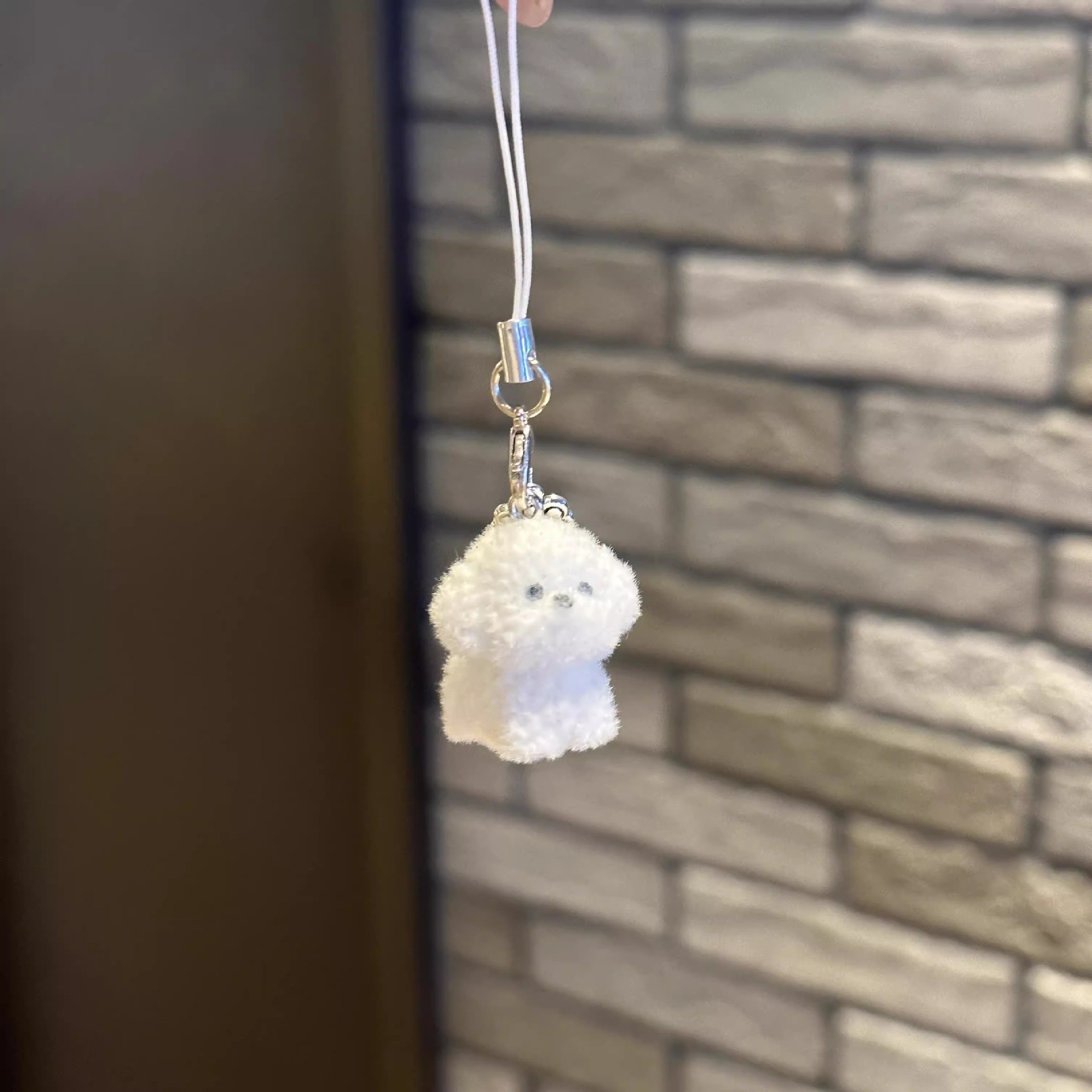 [Flocked Bichon Frise] Without spiking nails and rope