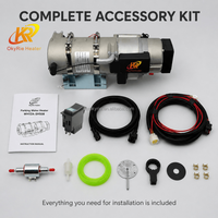 Chauffe-eau de stationnement liquide 12V 24V 12KW pour moteur diesel de camion avec télécommande, coque en aluminium, vente directe usine