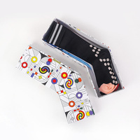 Boîte cadeau en carton avec couvercle et base imprimés en forme personnalisée d'usine pour chaussettes avec votre propre logo