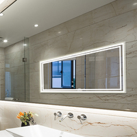 E102H60100 Miroir de salle de bain rétroéclairé par LED pour salon d'hôtel Vanité l Miroir électrique