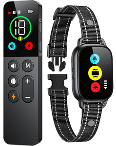<span class=keywords><strong>Collar</strong></span> de Adiestramiento Antiladridos para Perros, Impermeable IP67, con Control Remoto ABS, Ecológico, NFC, <span class=keywords><strong>300M</strong></span>+, Plástico Resistente - Product Image 1