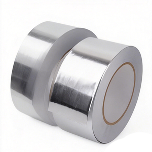 PET-voering watergeactiveerde acryl waterdichte aluminiumfolietape voor industriële apparatuur, warmtebescherming, installatie en onderhoud - Product Image 1