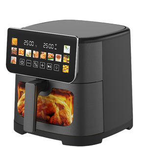 Friteuse à air chaud 1500W 2026 – Promotion exceptionnelle – Cuiseur vapeur électrique 6,5 litres sans huile avec lumière LED, corps en plastique basique, chauffage en acier inoxydable - Product Image 5