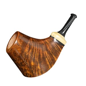 Muxiang Handmade Briarwood Pipe Short Spout Freestyle Tobacco Pipe For Men - Product Image 5