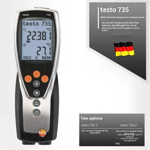 Instrumento de Medición de Temperatura por Contacto Multicanal de Alta Precisión Testo 735-1/2, Compatible con ODM Personalizado - Product Image 1
