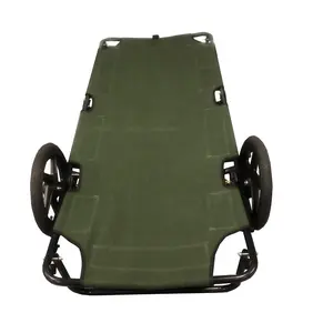 بالجملة قماش عجلة كرسي-2 عجلات للطي قماش النسيج السرير المتسكع عربة التخييم المهد الشاطئ للطي كرسي صالة كرسي كرسي