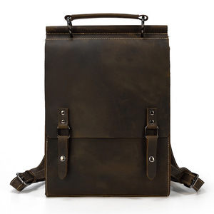 Populaire en cuir véritable écolier sac à dos sac à dos unisexe étudiant <span class=keywords><strong>cartable</strong></span> haut de gamme femmes sac à dos en peau de vache 2025 - Product Image 1