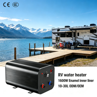 Chauffe-eau pour camping-car de 6 gallons avec protection contre le chauffage à sec, double tension 12V/240V, pour caravane, vente en gros