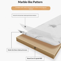 Ensemble table et chaises de réception modernes en métal avec design détachable pour espace de repos au bureau