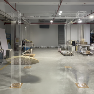 SMOOTH Acrílico Clear Chuppah Fantasma desmontable Acrílico transparente Chuppah Mandap Wedding clear Chuppah Stand - Product Image 1