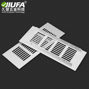 JiuFa Aluminum Alloy Ventilation Mesh 80mm Detachable Wall Mount For <b>Wardrobe</b> Cabinet Furniture Heat Dissipation - Product Image 3