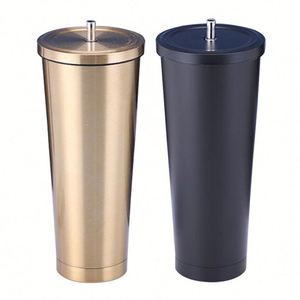 Design Custom Juice Cups Manufacturer with Lid and Straw Cute Smart Cup Custom logo Wholesale Stainless Steel Coffee Mug - Product Image 1