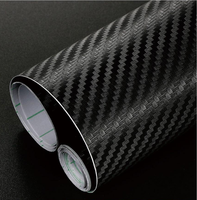 Vinilo Adhesivo de Fibra de Carbono 4D Amarillo Clásico para Automóviles
