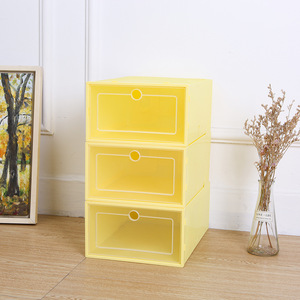 Boîte à chaussures en <span class=keywords><strong>acrylique</strong></span> transparent personnalisée, vente en gros, tiroir magnétique pour animaux de compagnie, rangement transparent pour baskets empilables - Product Image 5