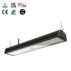 โคมไฟ LED ไฮเบย์เชิงเส้นสำหรับโรงงานอุตสาหกรรมและเชิงพาณิชย์ ROMANSO IP65 100W 200W 150Lm/W 185Lm/W CE ROHS SAA 100-277V - Product Image 1