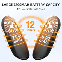 Power Bank 2 en 1 Chauffe-mains électrique portable Cadeau Mobile USB Rechargeable