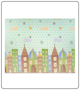 Tapis de <span class=keywords><strong>jeu</strong></span> pliable pour bébé Tapis en mousse pour enfants pour sol avec sac de voyage Tapis de <span class=keywords><strong>jeu</strong></span> pliables imperméables pour bébés - Product Image 6