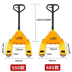 Draagbare Heftruck Transport Pallet Jack Truck, 2 3 <span class=keywords><strong>5</strong></span> Ton Maat, Geschikt Voor De Detailhandel, Nieuwe Handmatige Pallet Jack - Product Image 2
