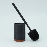 Ensemble de brosses WC en résine écologique 6 pièces, accessoires de salle de bain pour la maison et l'hôtel