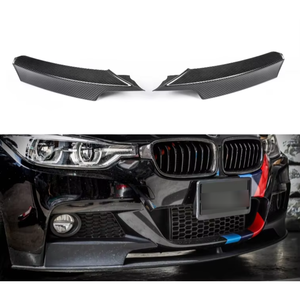 Aileron latéral de pare-chocs avant en carbone sec léger de style MP, ajustement parfait, pour BMW F30 Série 3 <span class=keywords><strong>2011</strong></span>+ - Product Image 1