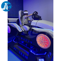 Simulateur de conduite VR pour enfants, machine de jeu de course d'intérieur en aluminium, acier et bois, équipement d'arcade pour centre commercial et parc d'aventure