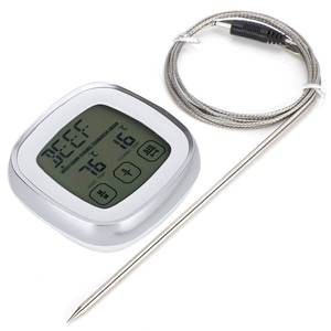 Thermomètre à viande programmable avec minuterie à sonde filaire numérique pour la cuisson au four et l'équipement de <span class=keywords><strong>test</strong></span> de la <span class=keywords><strong>friteuse</strong></span> à <span class=keywords><strong>air</strong></span> - Product Image 3