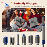 Secador de Pelo Multifunción 6 en 1 con Cepillo y Accesorios Intercambiables para Rizar y Peinar el Cabello