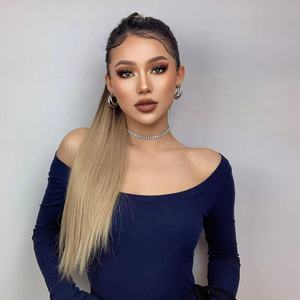 Прямой накладной хвост, 26 дюймов, натуральный длинный хвост, синтетические волосы - Product Image 3