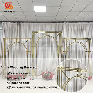 Nuevo Arco de Acero Inoxidable Dorado para Bodas, Soporte para Fondo de Escenario, Arco para Decoración de Fiestas - Product Image 2