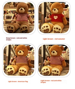 <span class=keywords><strong>Grande</strong></span> Orsacchiotto <span class=keywords><strong>di</strong></span> <span class=keywords><strong>Peluche</strong></span> Americano con Nastro, Regalo Carino e Confortevole per Fidanzata, per Matrimoni - Product Image 6