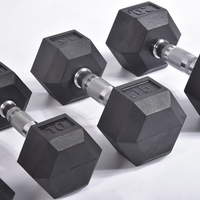 Haltères hexagonales PEV en gros pour le fitness des hommes