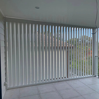 Système de persiennes horizontales en aluminium modernes pour l'extérieur, écologiques, durables et imperméables