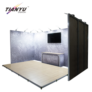 Tianyu espositore in alluminio stand counter desk portable tradeshow case tension tessuto zip pieghevole tavolo <span class=keywords><strong>da</strong></span> esposizione <span class=keywords><strong>fiera</strong></span> - Product Image 3