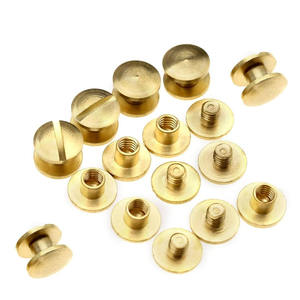 مسامير جلدية مخصصة مسامير الصلب النحاس البرونزية شيكاغو برشام - Product Image 3