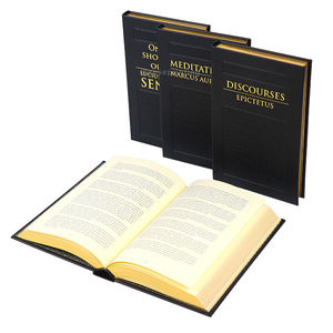 Custom Leather Hardcover <b>Book</b> Printing Gold Sprayed Edge Special Edition <b>Books</b> OEM ODM Manufacturer Guangzhou China - Product Image 4